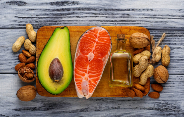 Foods with healthy fats