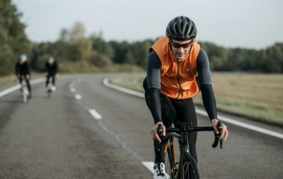 A cyclist