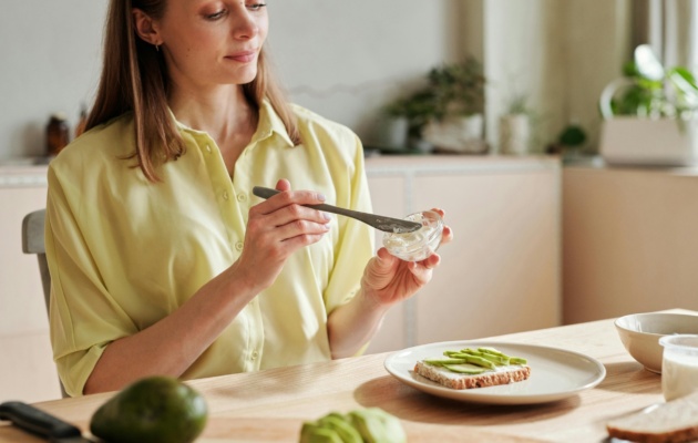 Girl Having Breakfast