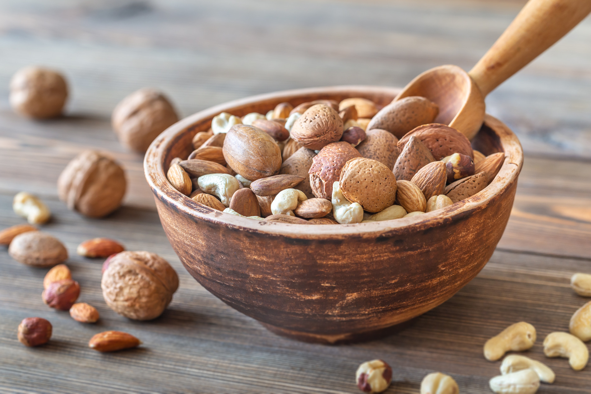 nuts in a bowl