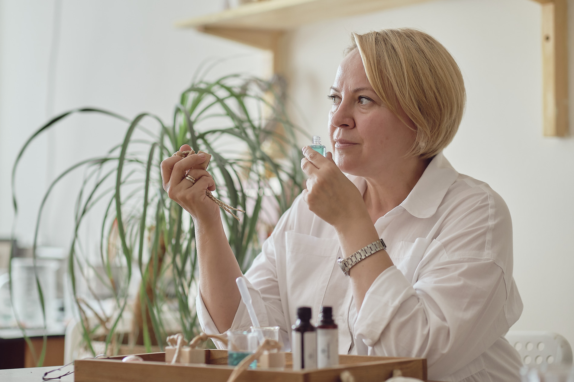 Essential Oils Inhalation