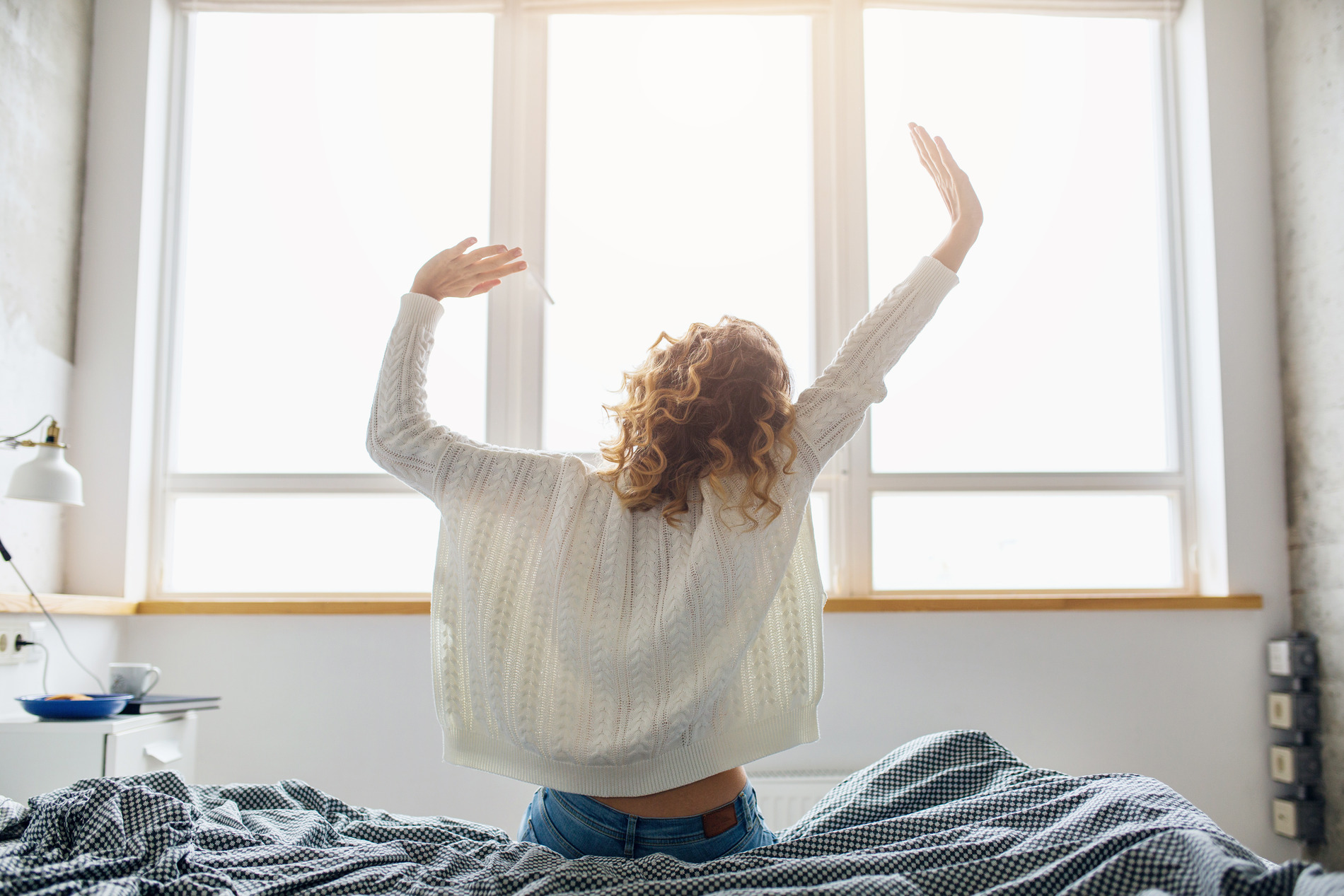 waking up early
