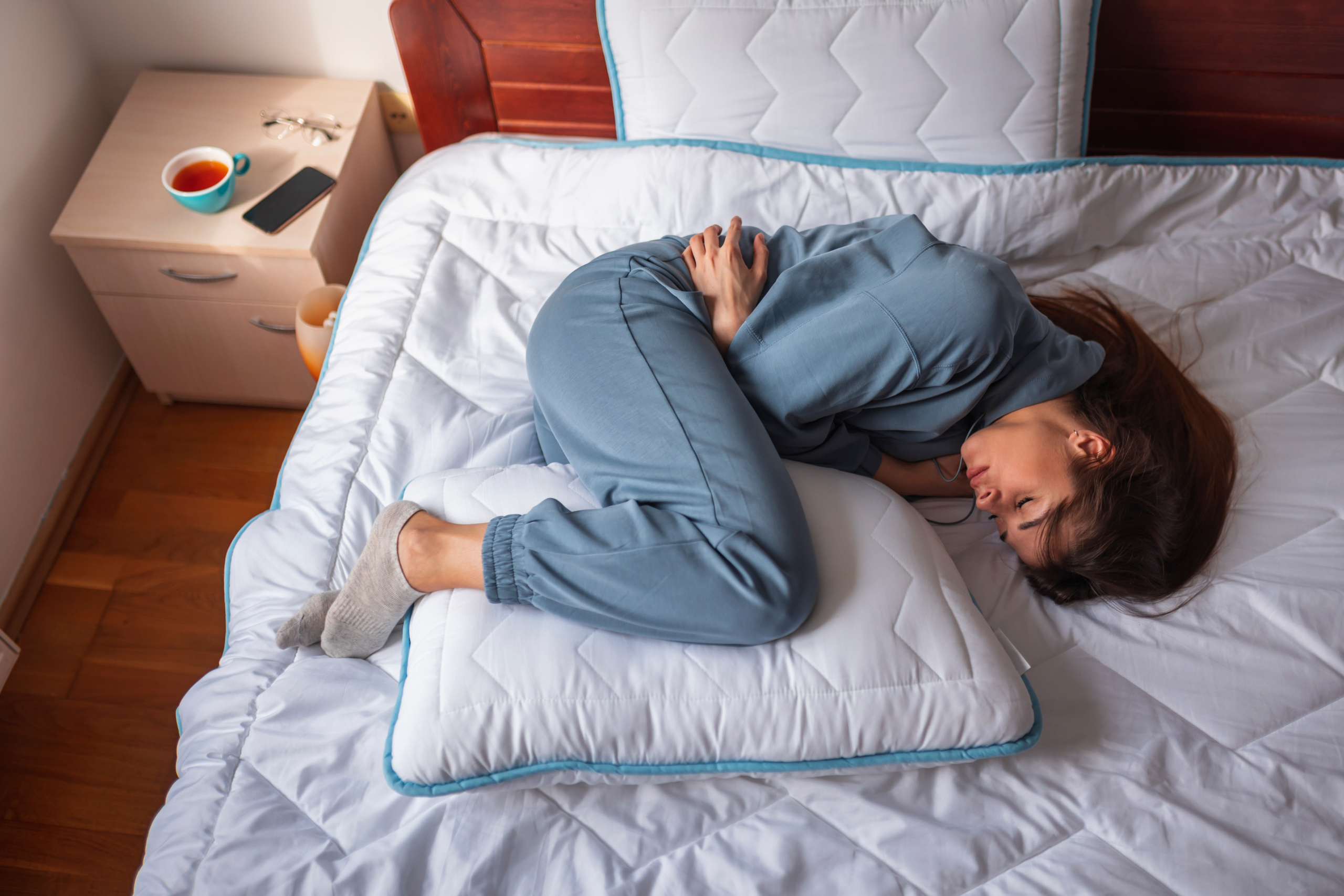 Side Sleeping with Pillow Between Knees