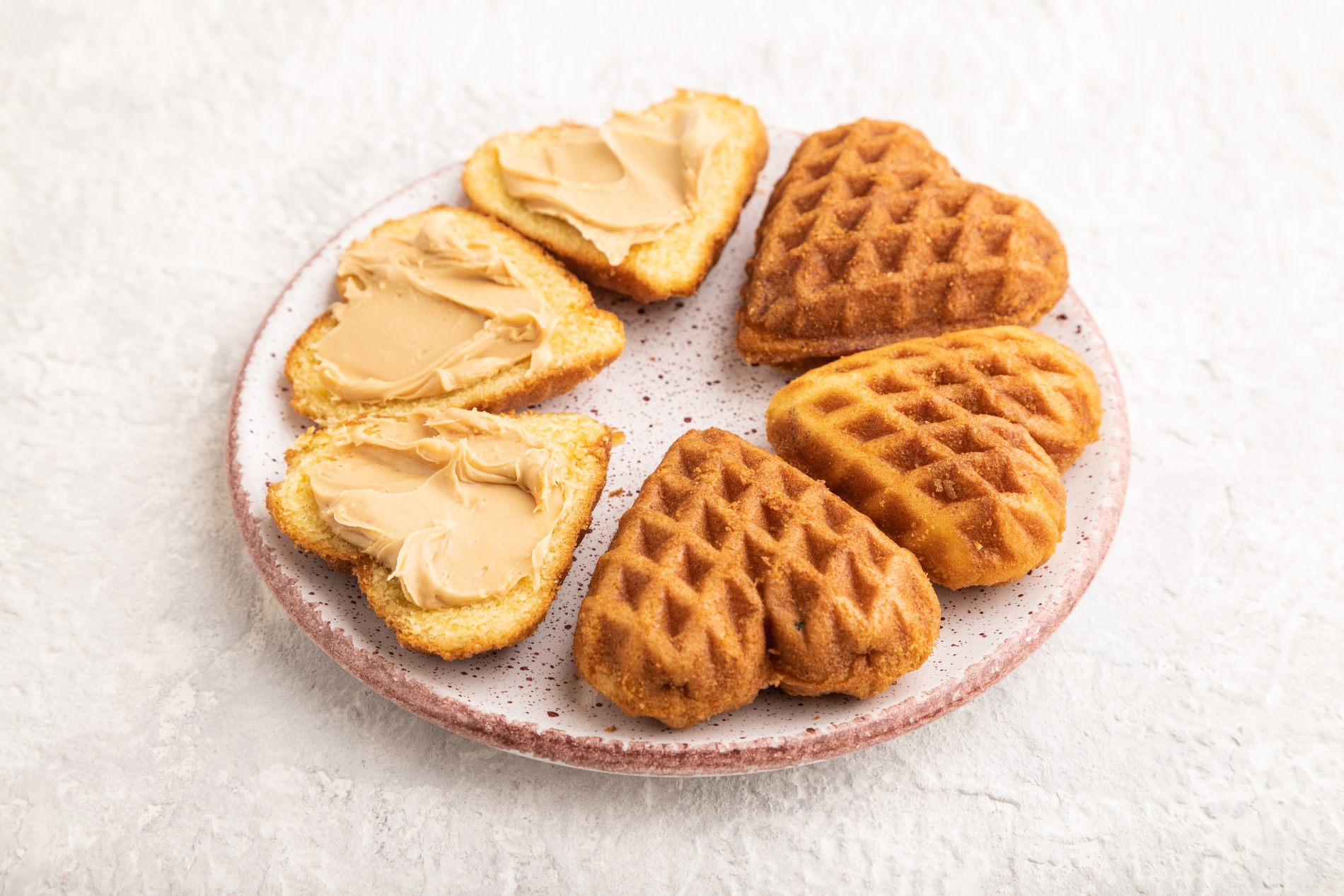 Waffles with Almond Butter