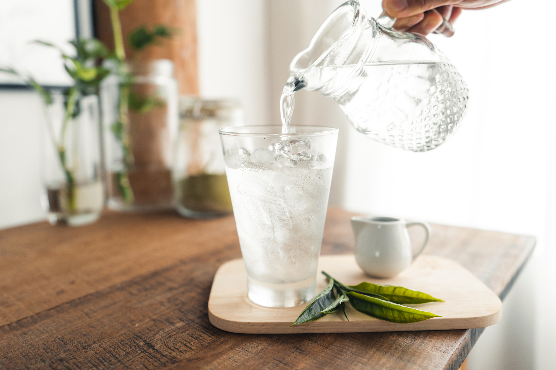 glass of water