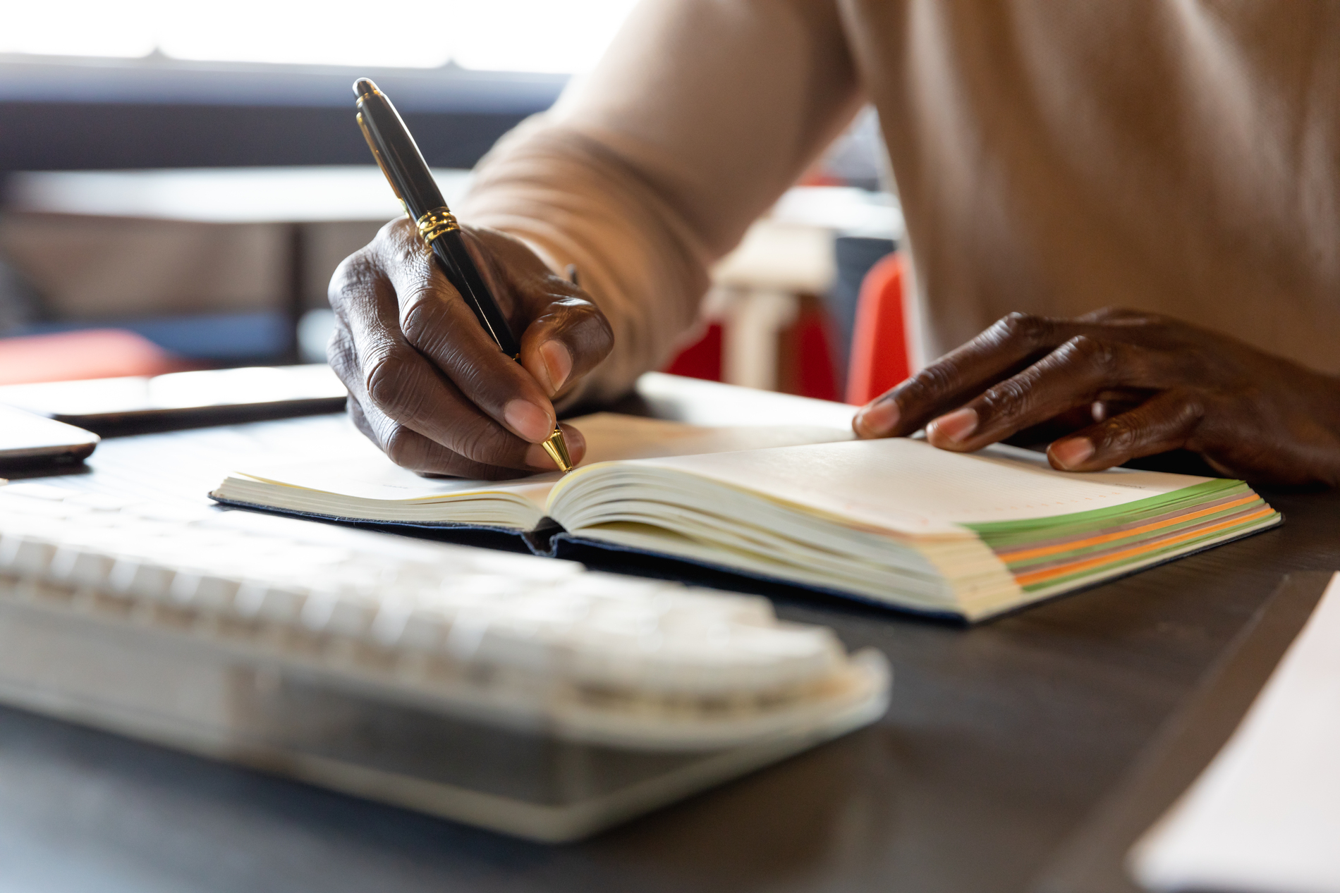 writing in a journal
