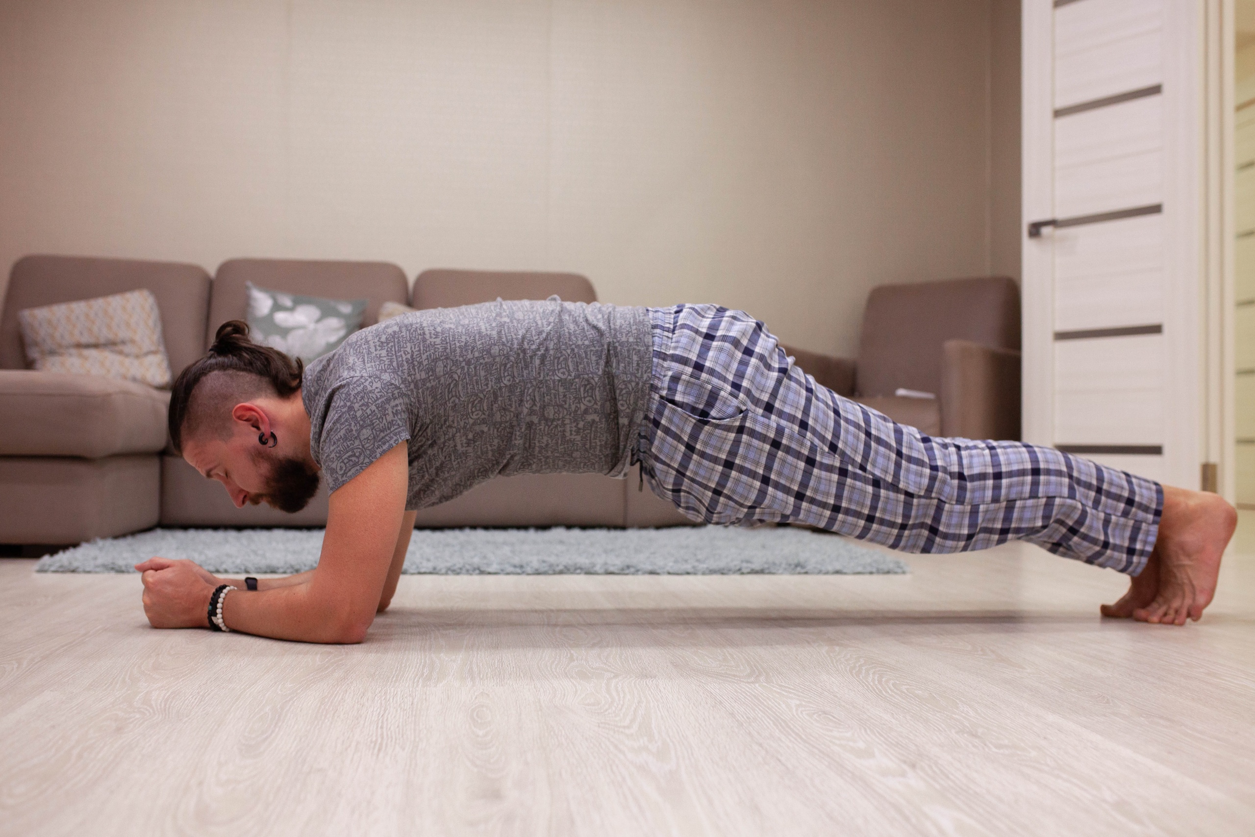 Plank Hold on Forearms
