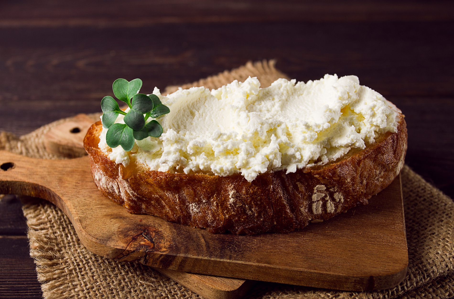 Ricotta and Honey Toast