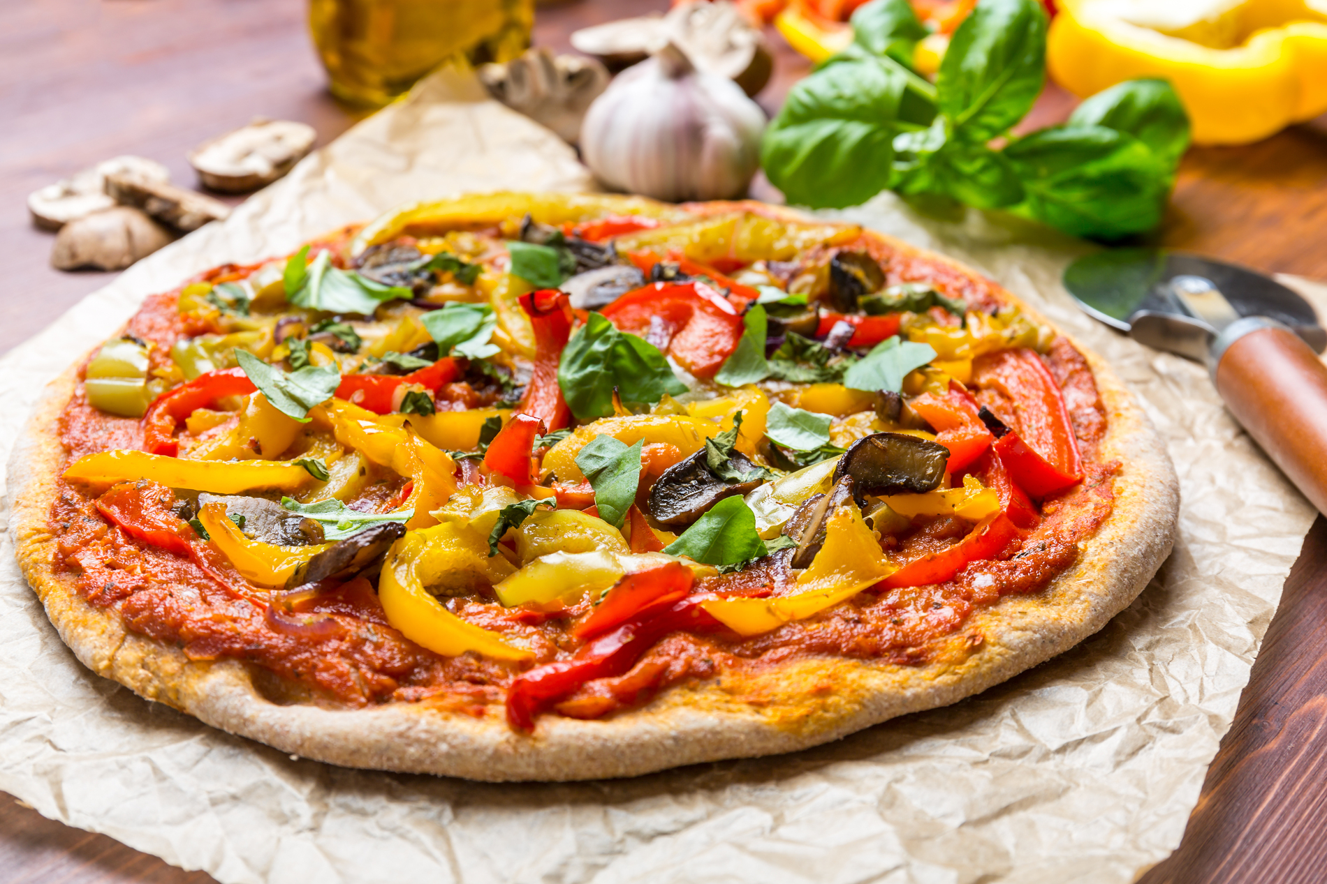 vegetable pizza