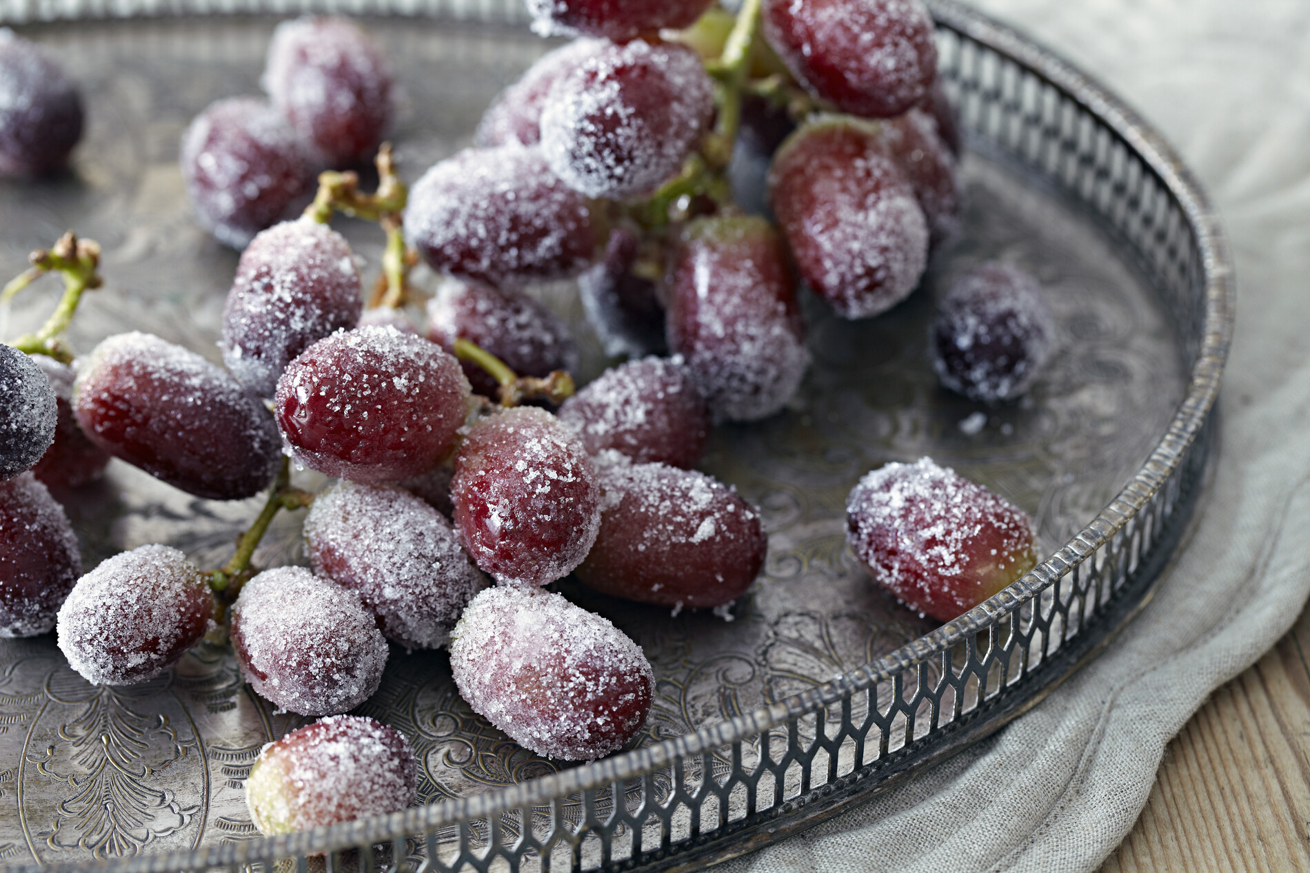 frozen grapes