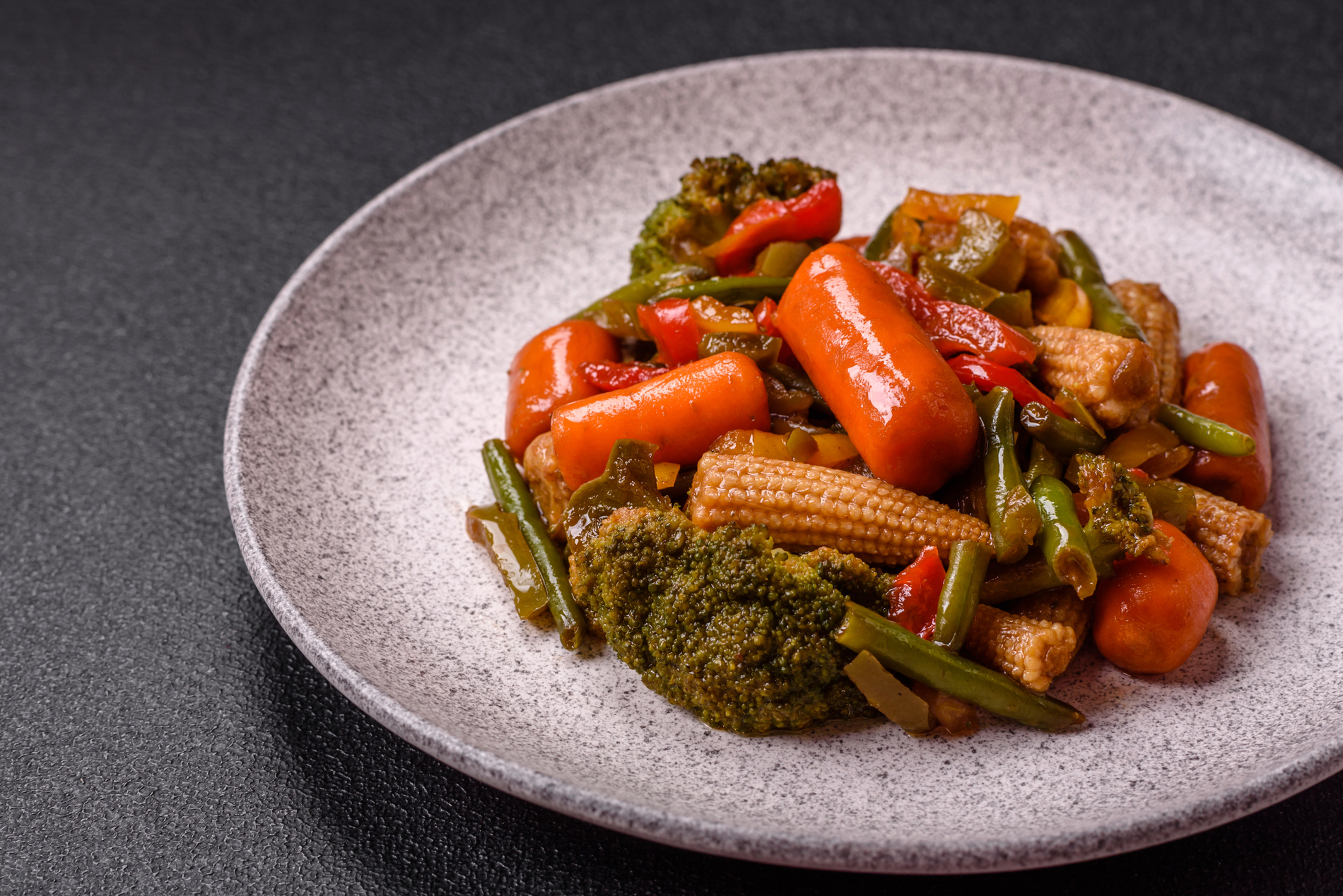 Veggie Dishes with Sauce