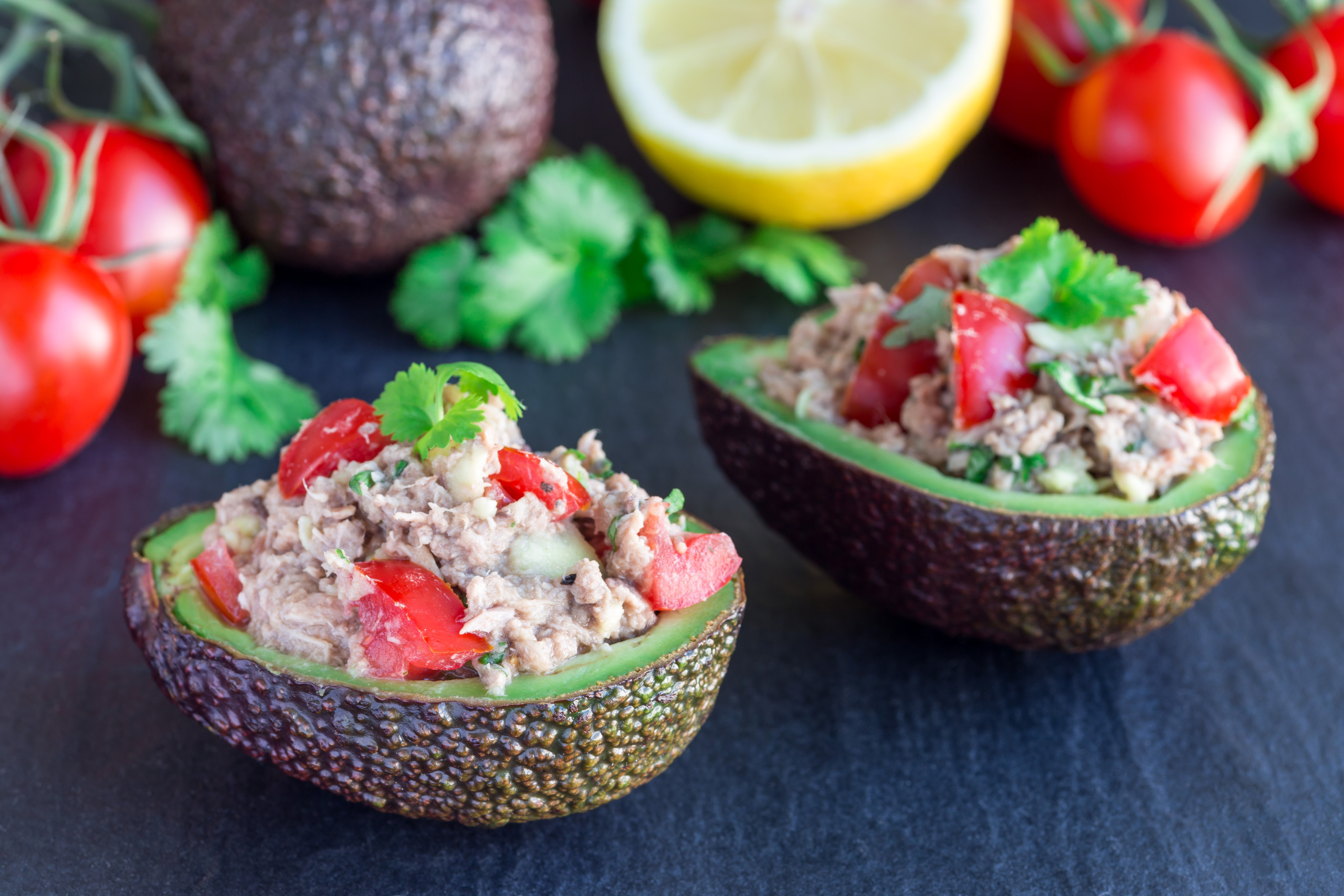 Tuna Avocado Boats