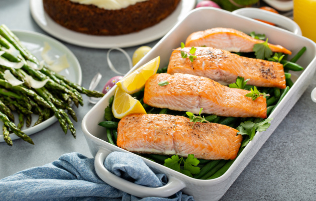 cooked salmon