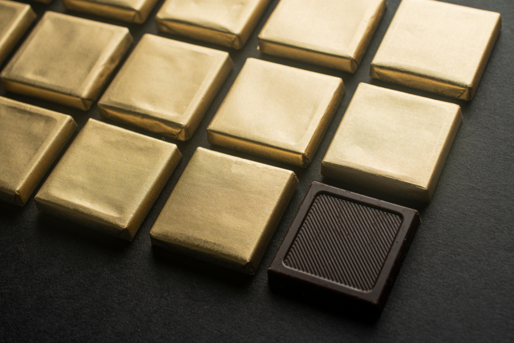 Mini Dark Chocolate Square