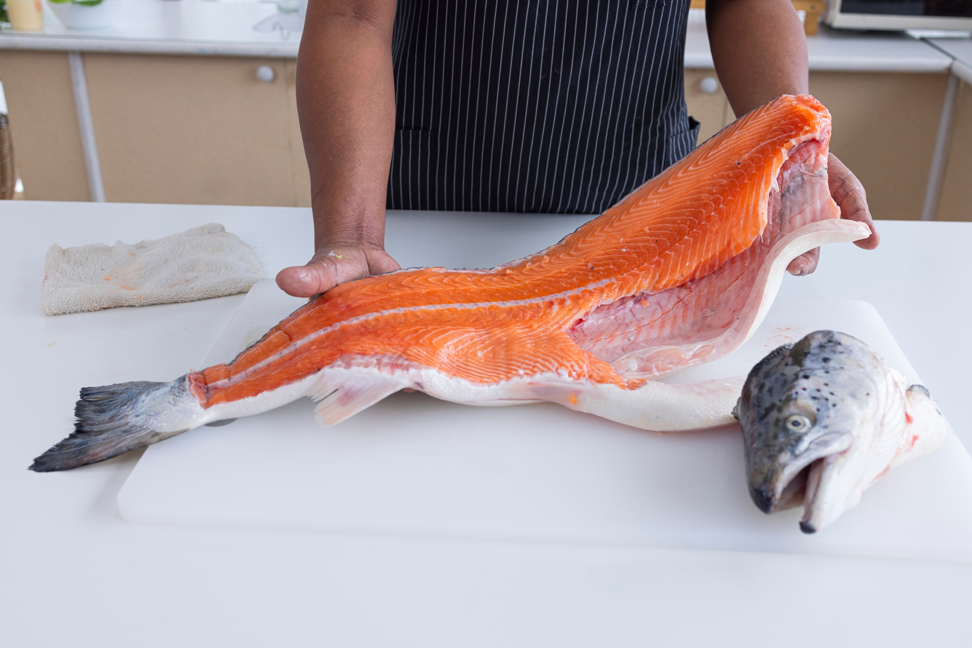 Salmon (With Bones)