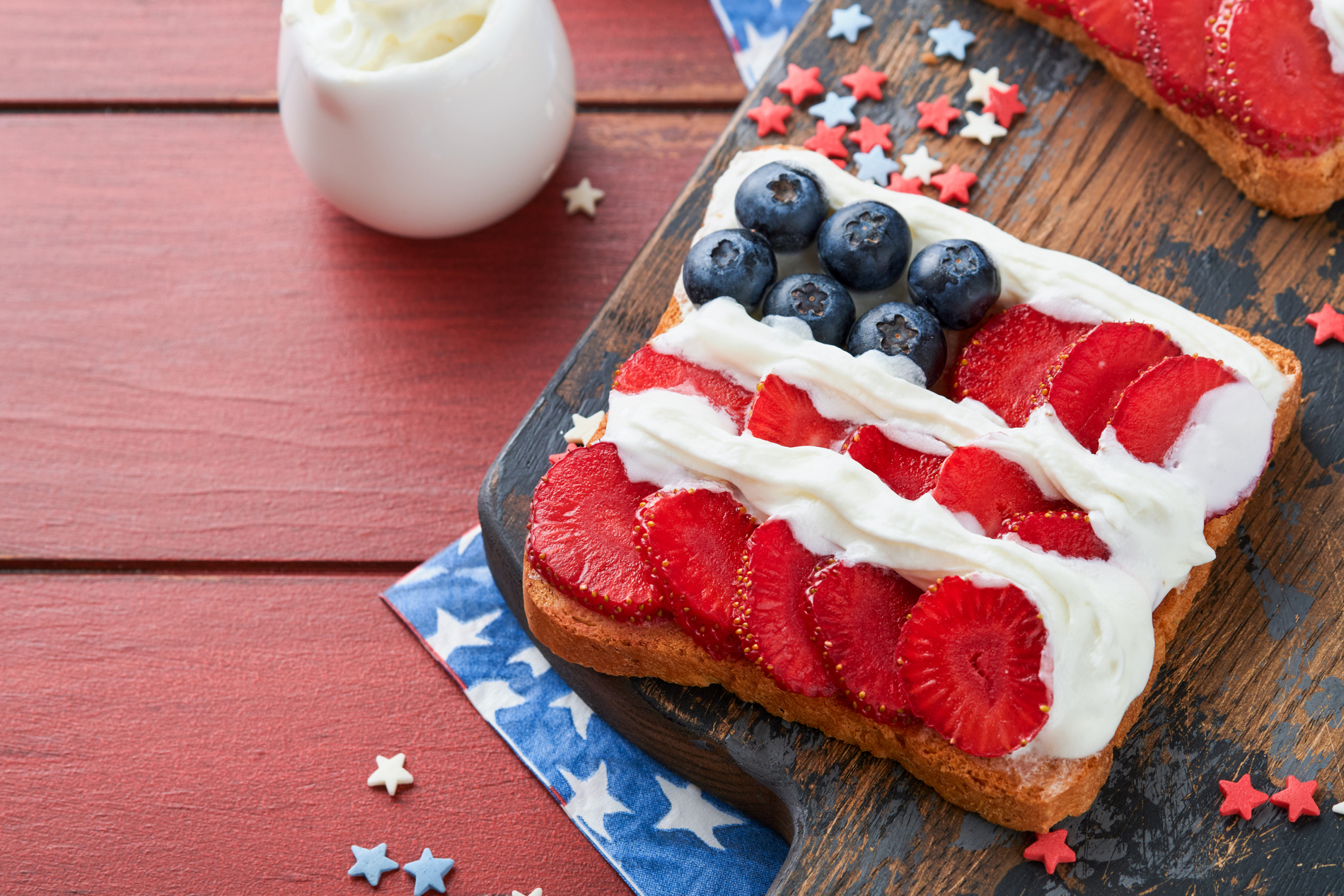 Strawberry Shortcake with Greek Yogurt Whip