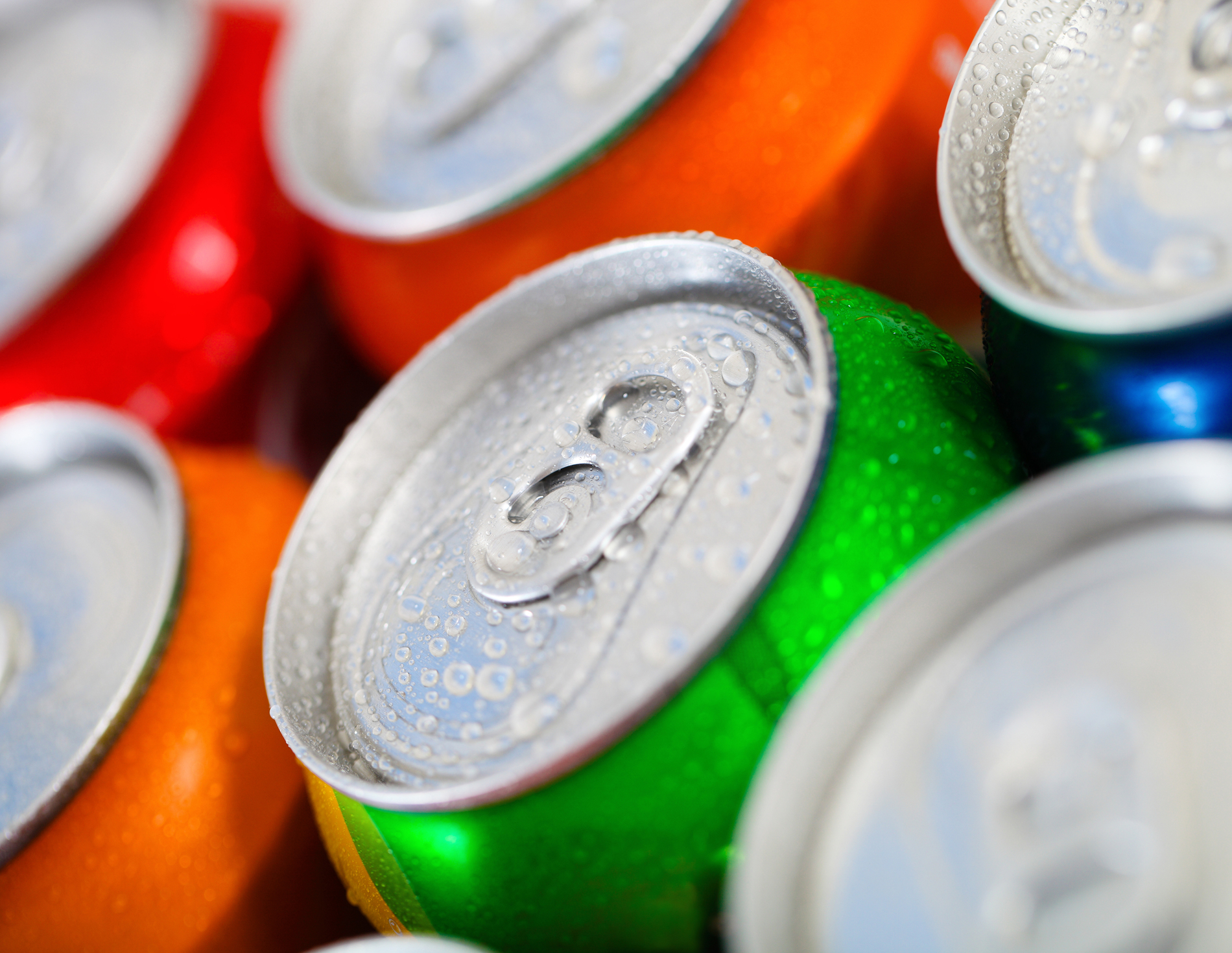 Diet soda cans