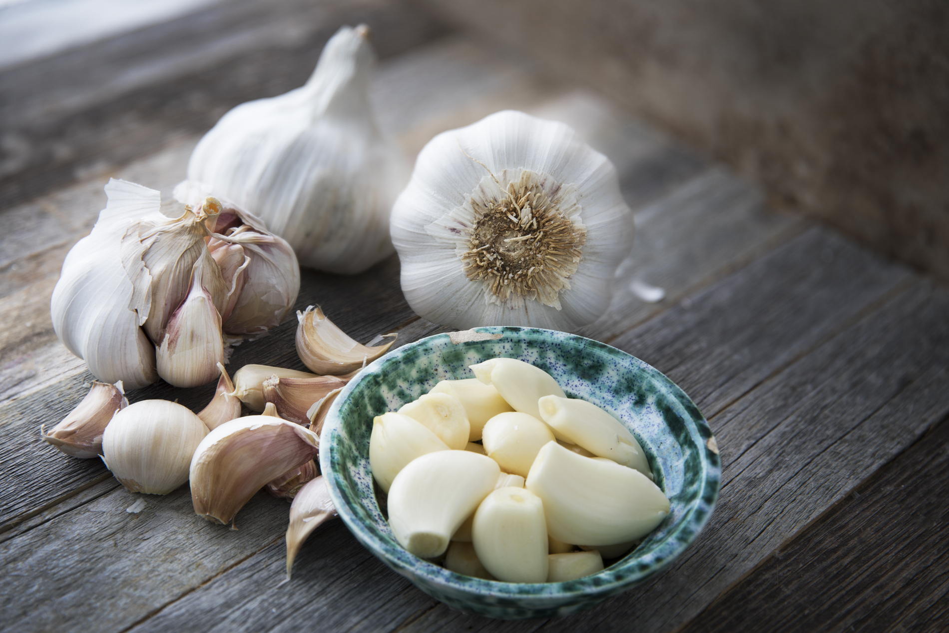 Fresh garlic cloves