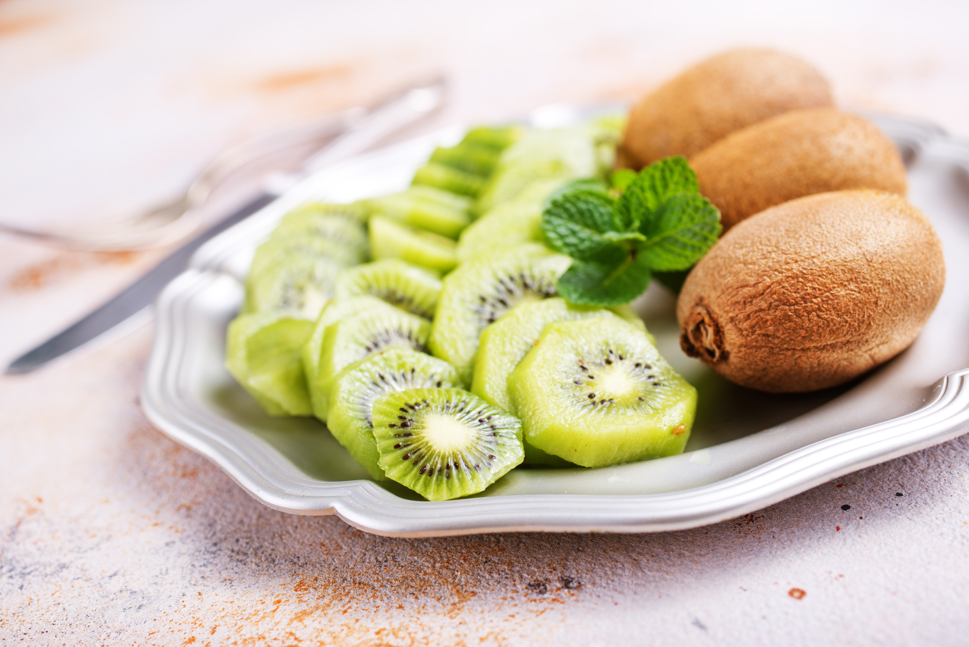Fresh kiwi fruit