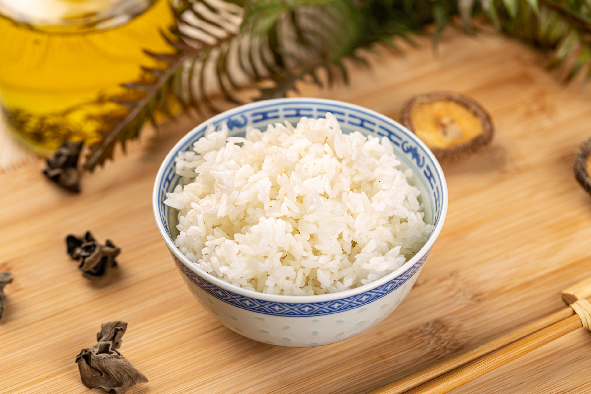White rice in a bowl
