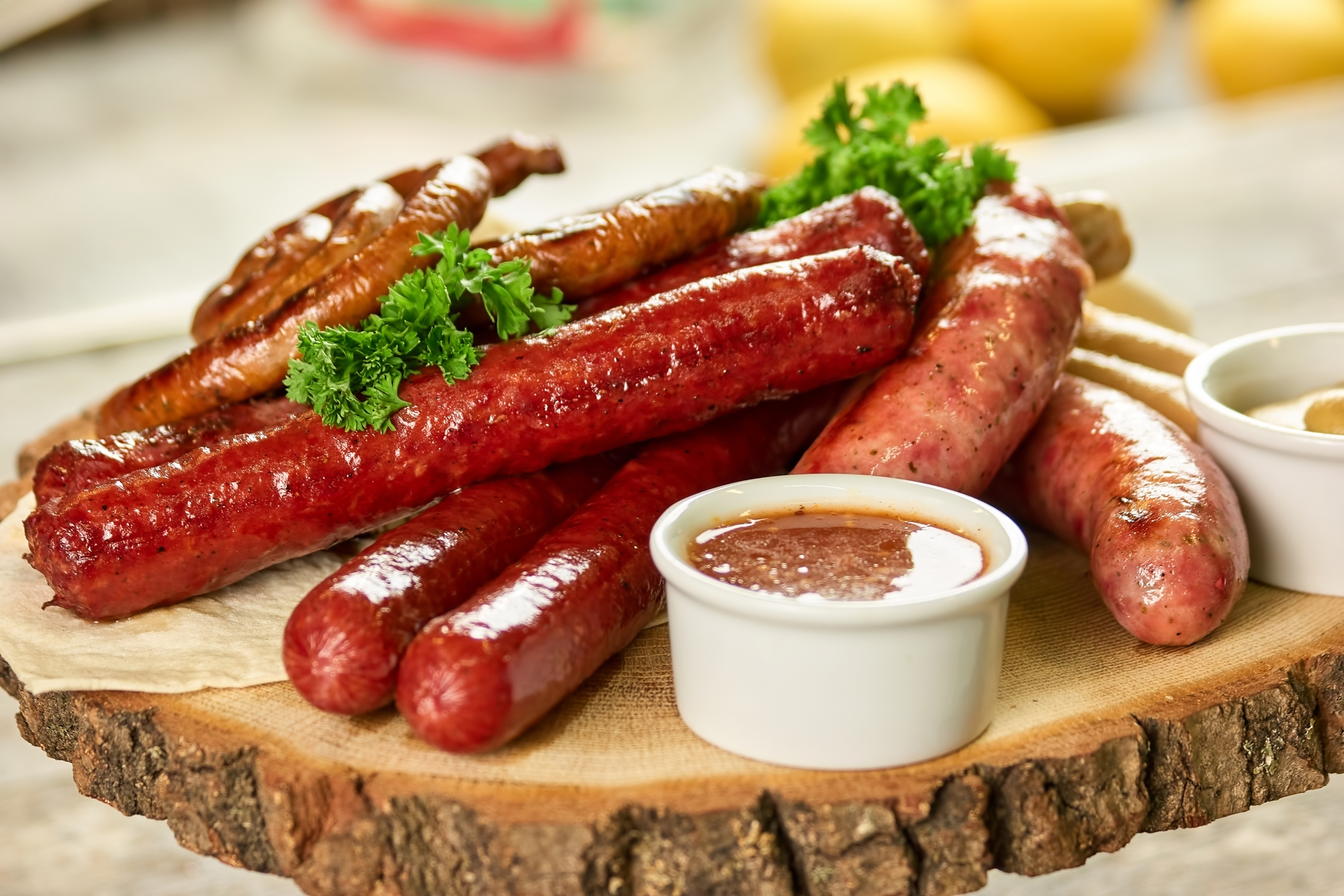 Assorted processed meats