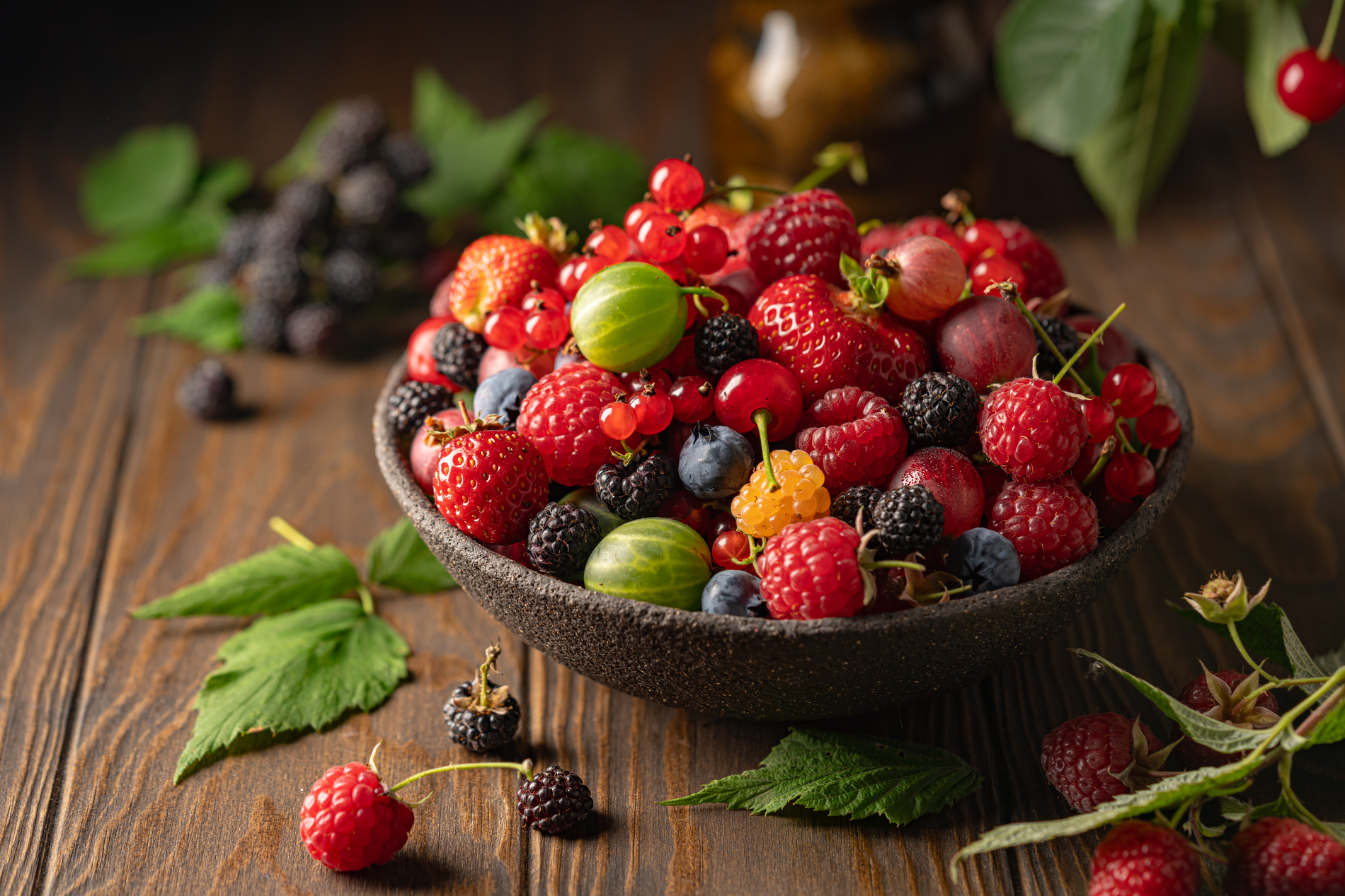 Assorted fresh berries