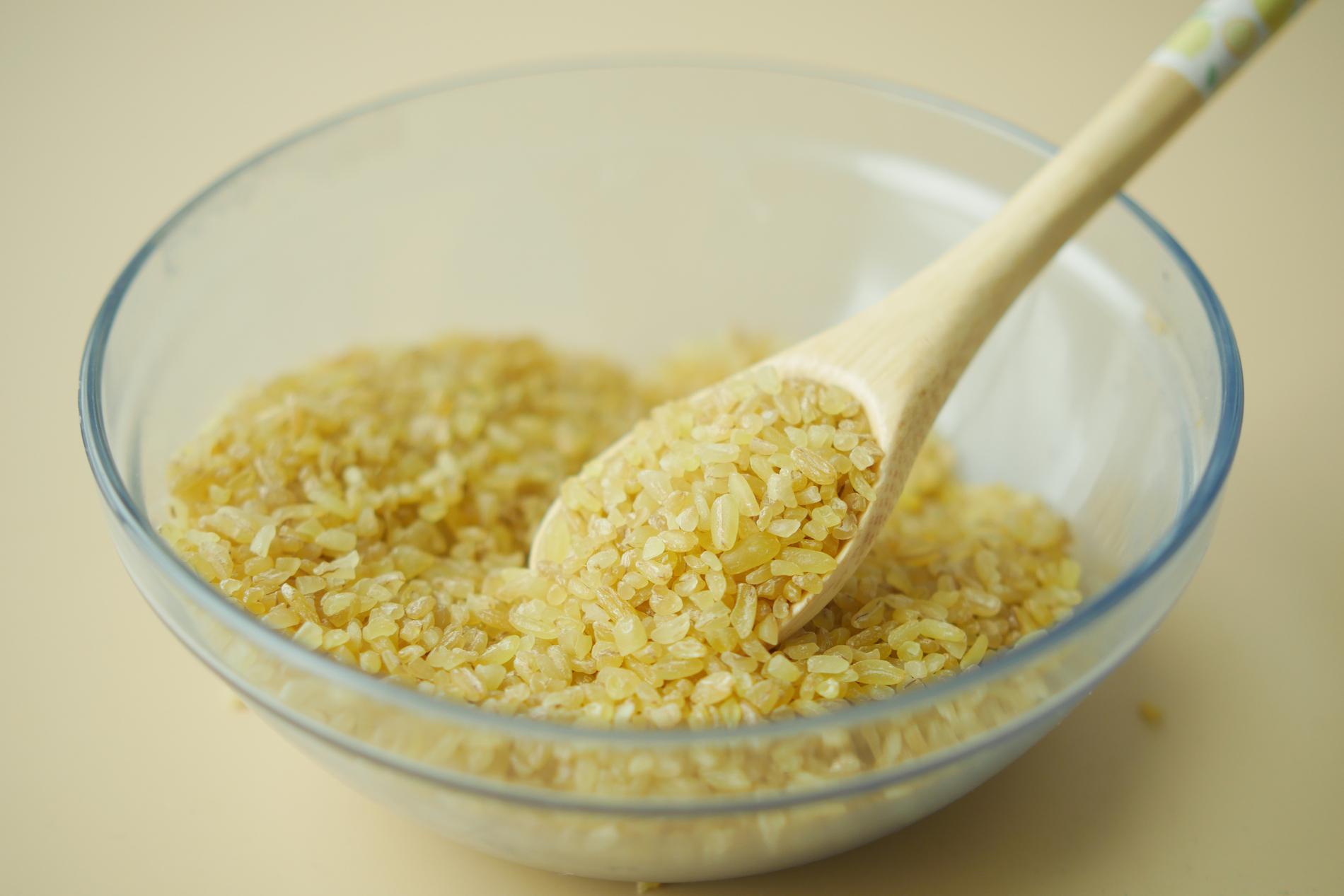 Bulgur wheat in bowl