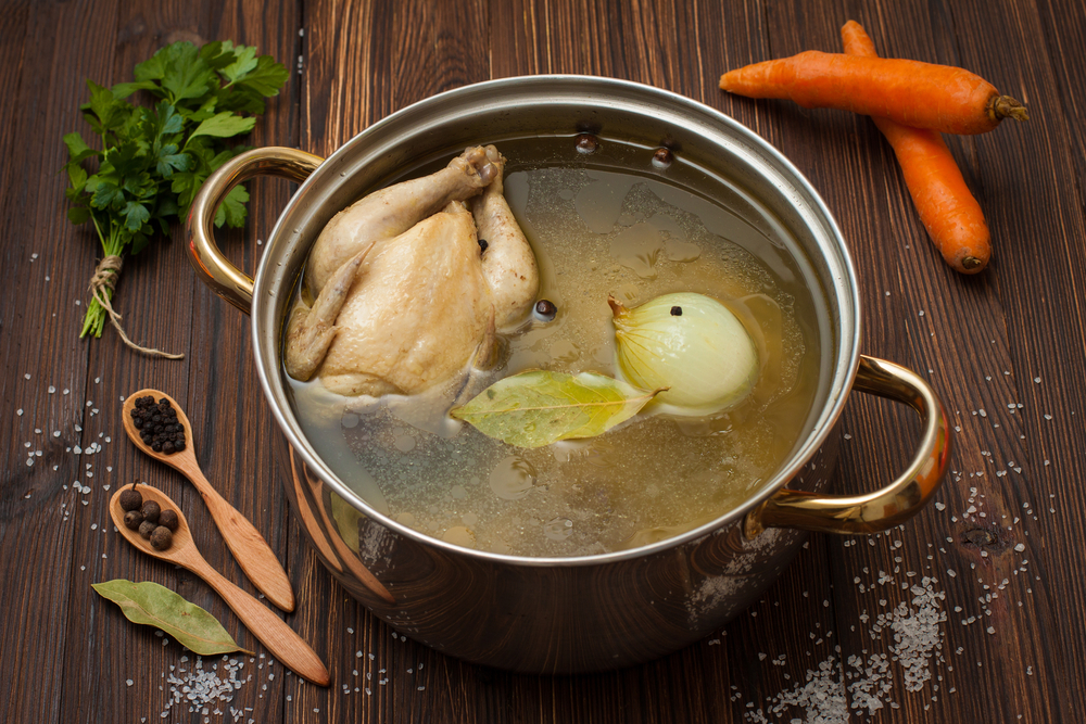 Chicken broth
