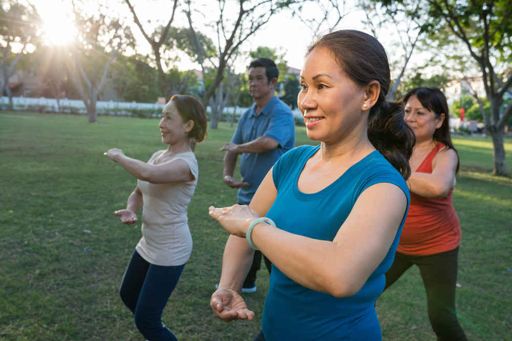 Practice Tai Chi Outdoors