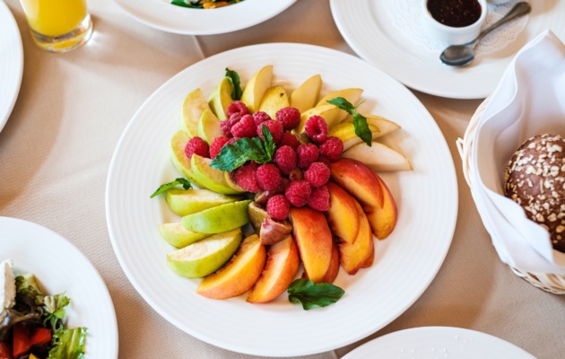 fruits in a plate