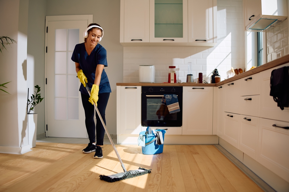 Sweeping and Mopping Floors