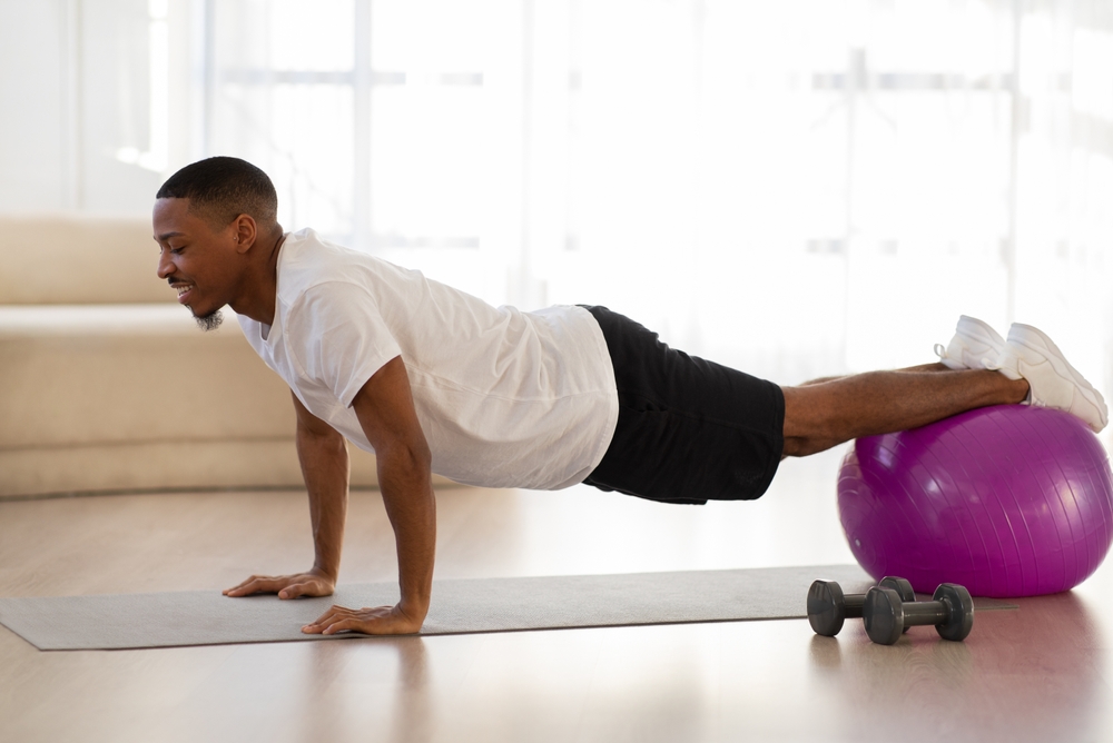 On-the-Ball Plank